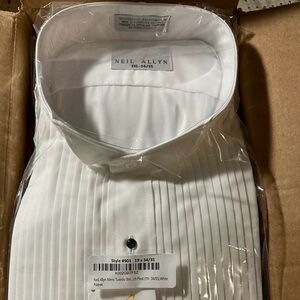 Neil Allyn Men's White Dress Shirt
